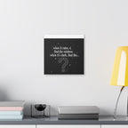 Canvas Wall Art - "When it rains, find the rainbow; when it's dark, find the..." Inspirational Quote