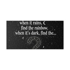 Canvas Wall Art - "When it rains, find the rainbow; when it's dark, find the..." Inspirational Quote