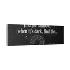 Canvas Wall Art - "When it rains, find the rainbow; when it's dark, find the..." Inspirational Quote