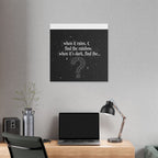 Canvas Wall Art - "When it rains, find the rainbow; when it's dark, find the..." Inspirational Quote