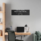 Canvas Wall Art - "When it rains, find the rainbow; when it's dark, find the..." Inspirational Quote